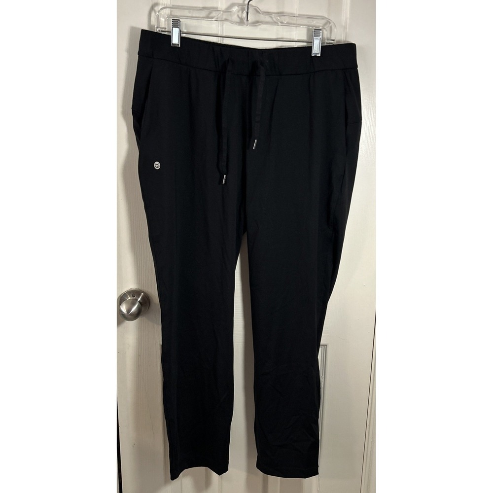 NWT Gradual Sportswear Black Leggings with Pockets Size XL Drawstring Waist